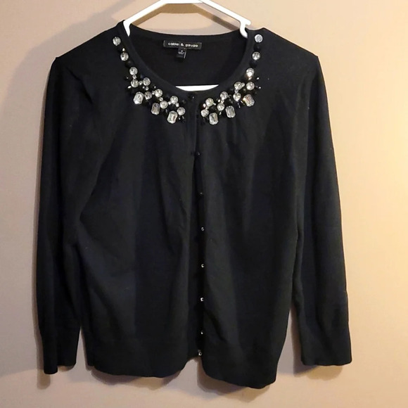 E25-CABLE AND GAUGE: WOMENS SIZE SMALL BLOUSE BUTTON DOWN OPEN OR CLOSE - Picture 1 of 3